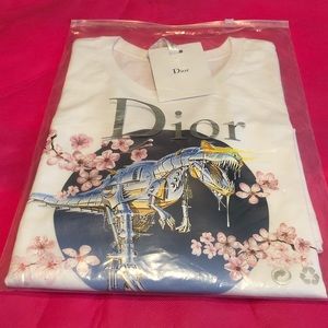 Dior x Sorayama Dinosaur T-Shirt Size L